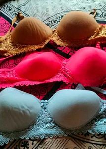 Bra &amp; Panty 1 Set  With Scrub Combo