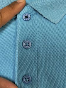 Benetton Blue Polo Shirt