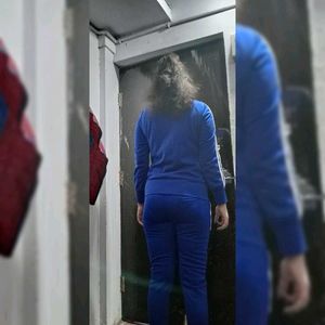 Blue Athletic Tracksuit Set
