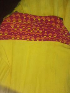 Stylish Yellow Kurti