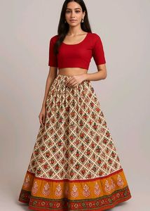 Navratri White Choli
