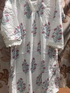 Floral Print Kurta