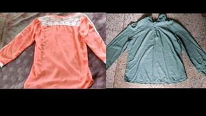 Pretty &amp; Stylish Pink And Green Tops.