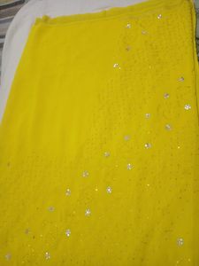 Yellow Party Wear Saree