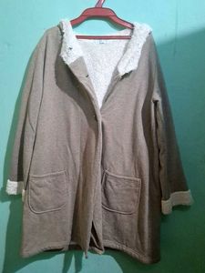 Hooded Fleece Cardigan