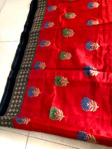 Brand New Red Saree