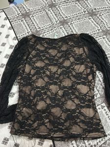 Lace Long Sleeve Top