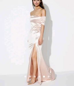 Slit Fishtail Dress