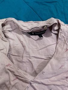 Elegant Lavender Long Sleeve Top