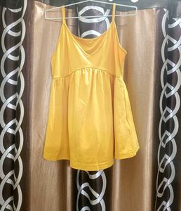 Bishop Sleeve Yellow Top