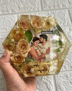 Resin Wedding Varmala Preservation 💐