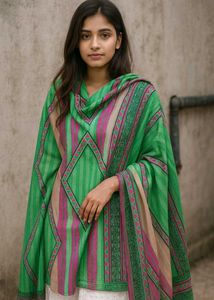 Elegant Green shawl