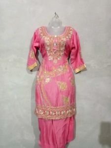 Pink &amp; Yellow Salwar Suit