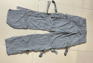 Grey Cargo Pants