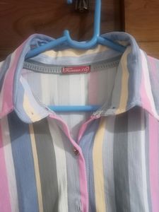 Multi Colour Stretchable Top