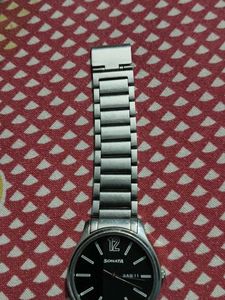 Sonata Silver Watch