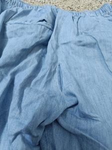 Light Blue Denim Joggers