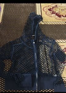 Body Suit With Net Jacket