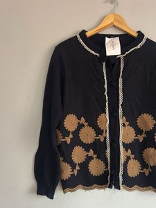 Floral Knit Cardigan