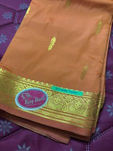 Elegant Orange Saree