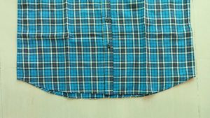 MAX Blue Checkered Shirt (100% Cotton)