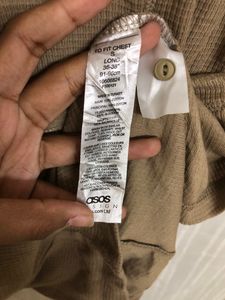 Asos Tan Colour Short Sleeve T Shirt