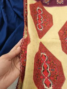 Woolen Ethnic Kurta Set with Shawl