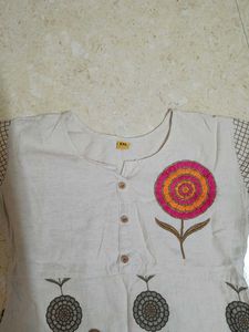 Long Gown Flower Kurta