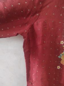 Elegant Maroon Kurta