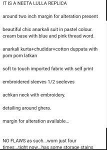 Chic Anarkali