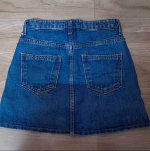 Denim Mini Skirt