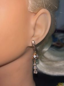 Gold Tone Earrings &amp; Hair Clip