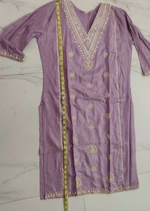 New Zari Work Kurta Set