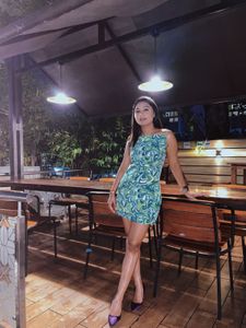 Retro Print Mini Dress