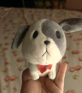 Cute Dog Plush with Bowtie