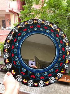 Blue And Red Mandala