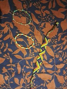 Multi-colored Bracelet &amp; Headband