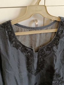 Embroidered Lucknowi Kurti Dress