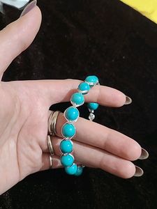 Natural Firoza (Turquoise) Bracelet New