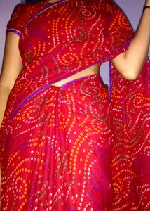 Red Saree