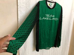 Small Green Long Sleeve T Shirt