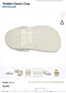 A new original crocs clogs for girl 2 years