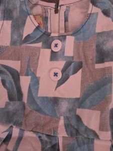 Blue White Frock Bany Girl 3-6M