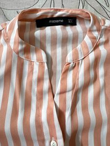Striped Button-Down Shirt