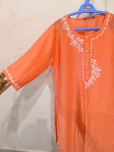 Peach Kurti