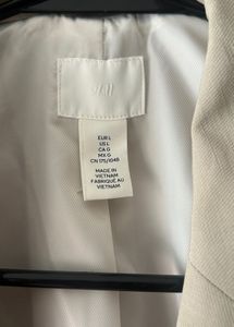 Beige linen H&amp;M Blazer