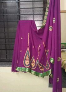 A Super Pink Saree