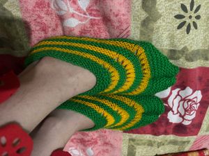 Striped Knitted Socks