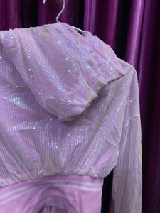Pink Sequins Jacket
