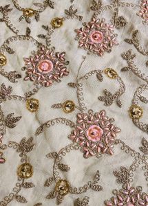 Embroidered Midi Skirt